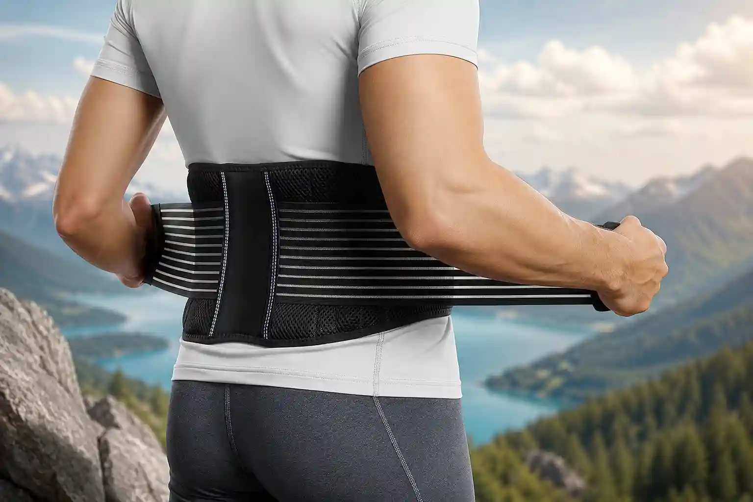 Orthopädischer Lendenstützgürtel für den Alltag